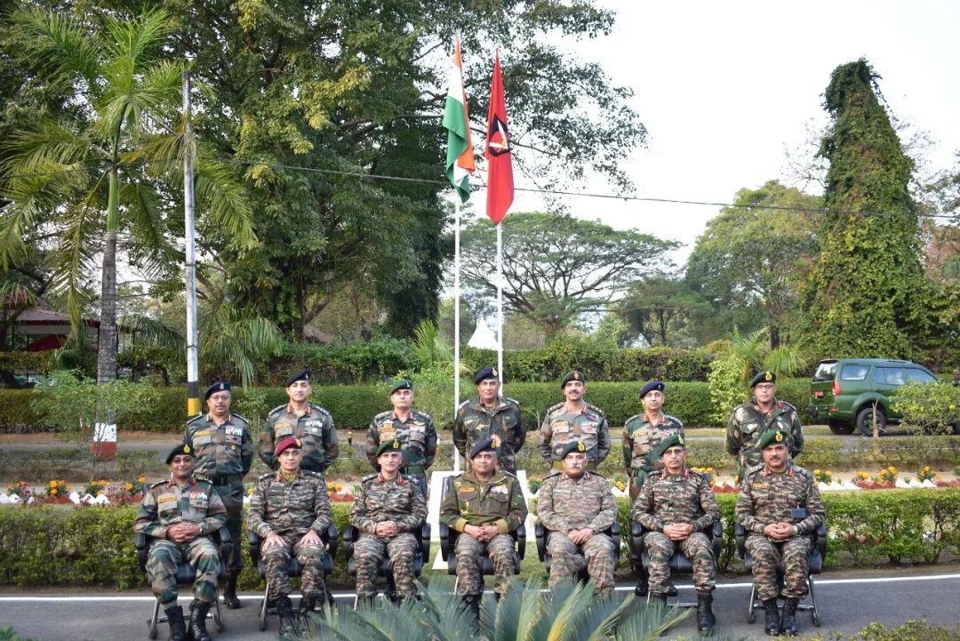1月23日，印度陆军参谋长潘德视察印度边境实际控制线沿线地区。